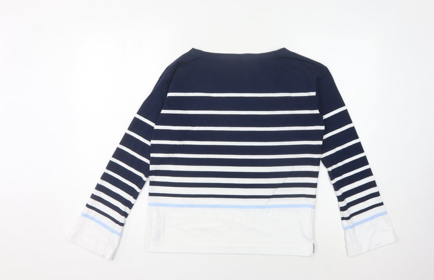 U.S. Polo Assn. Women's Blue Striped Top, Size 8