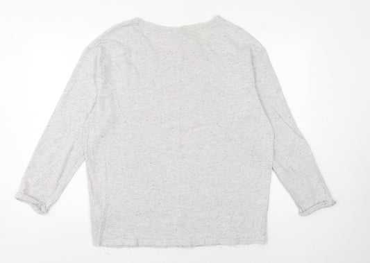 Harry Potter Grey Hogwarts Long Sleeve T-Shirt L