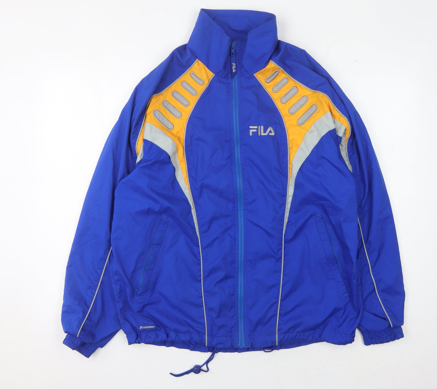 Fila Men's Blue Windbreaker Jacket S