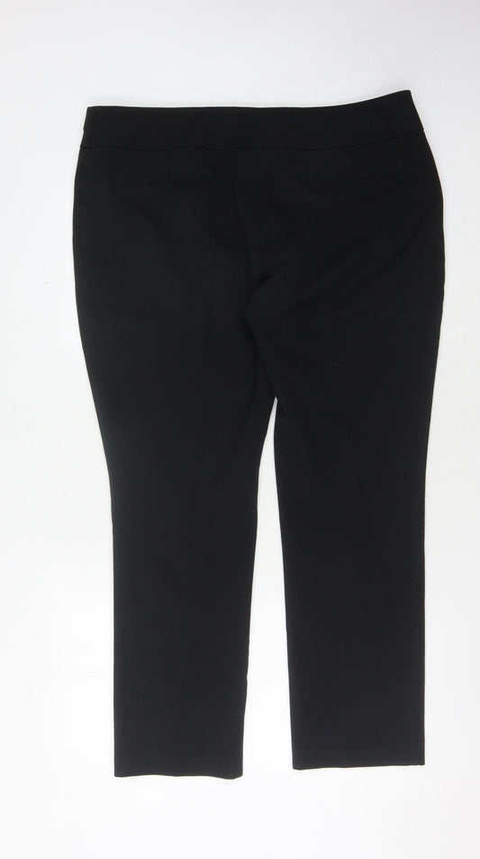 Marks and Spencer Women's Black Trousers Size 18