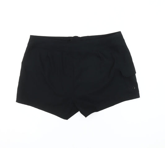 La Blanca Women's Black Casual Drawstring Shorts M