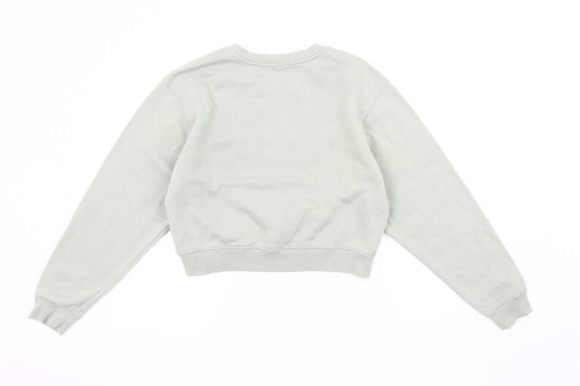 Stradivarius Women's Grey Pullover Sweatshirt Size 12