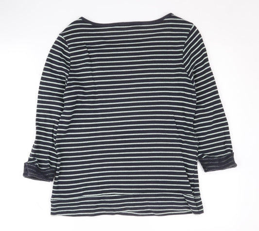 Laura Ashley Women's Striped Pullover Jumper Size 12