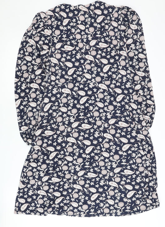 Boden Women's Blue Floral Dress Size 14
