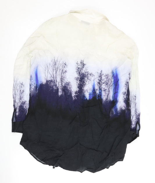 Mint Velvet Women's Multicoloured Button-Up Shirt