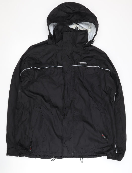 Trespass Men's Black XL Parka Jacket