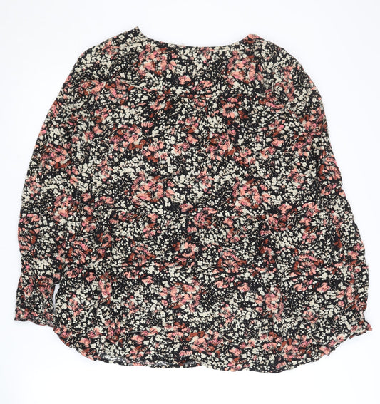 Fat Face Women's Multicoloured Floral Blouse UK 12