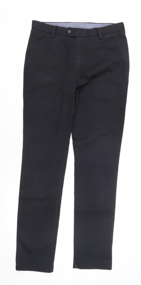 Charles Tyrwhitt Men's Black Chino Trousers, 34XL