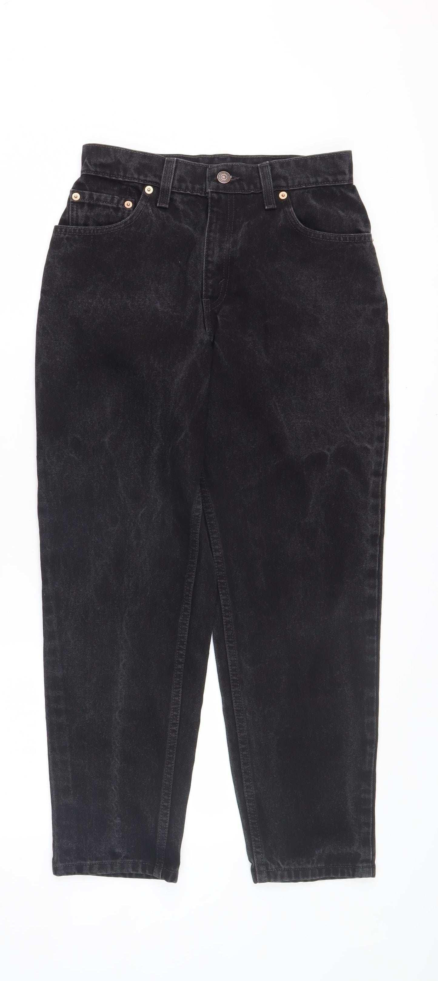 Levi's Women's Black Tapered Relaxed Jeans Size 6