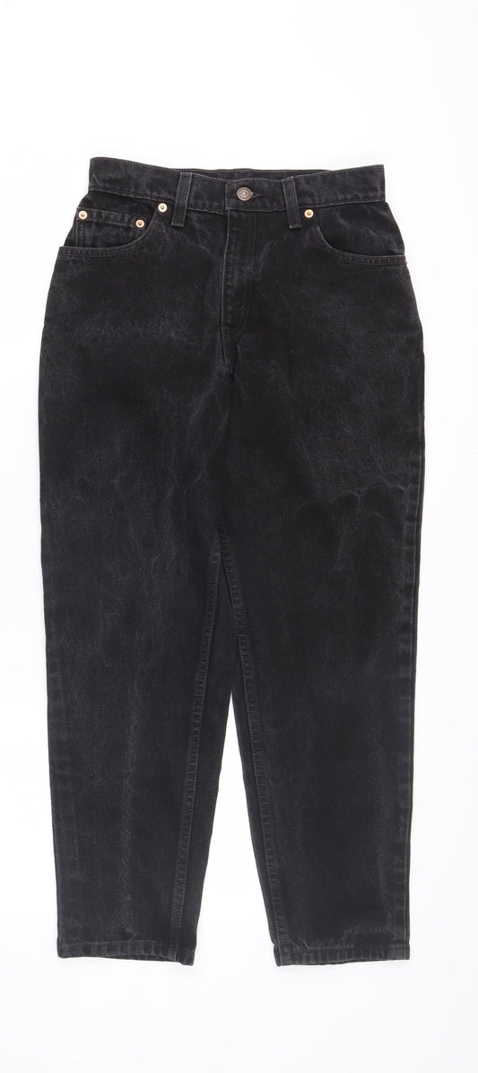 Levi's Women's Black Tapered Relaxed Jeans Size 6