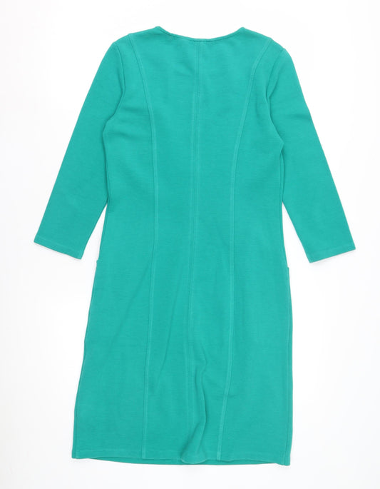 Boden Women's Green Knit Dress Size 8