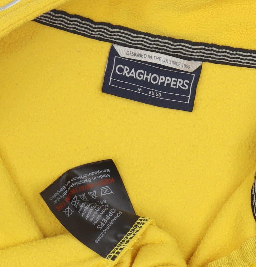 Craghoppers Men's Yellow M 1/4 Zip Fleece Sweatshirt