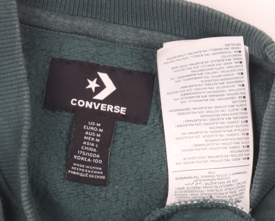Converse Men's Green Pullover Sweatshirt M