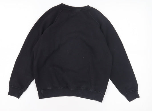 Absolute Cult Black Unisex Kids M Holiday Graphic Sweatshirt