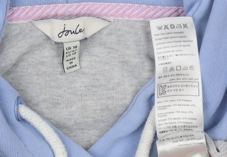 Joules Women's Multicoloured Hoodie Size 14