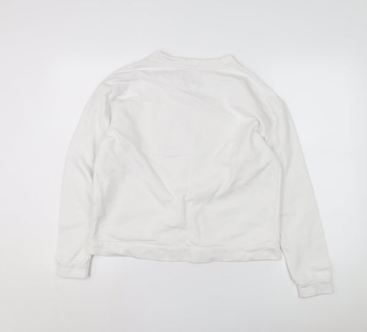 Pepe Jeans Women's White Pullover Sweatshirt Size M
