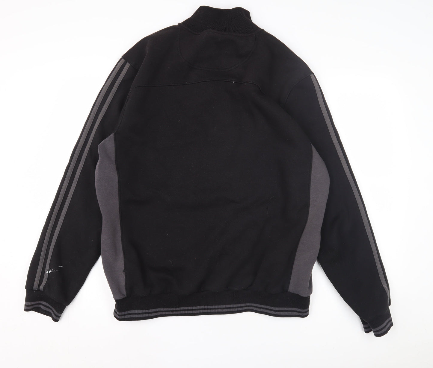 Lonsdale Men's Black 1/4 Zip Sweatshirt L