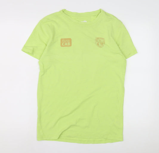 O'Neills Men's Green Crew Neck T-Shirt, Size Small