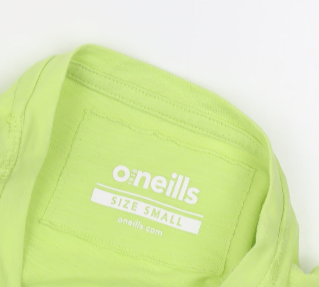 O'Neills Men's Green Crew Neck T-Shirt, Size Small