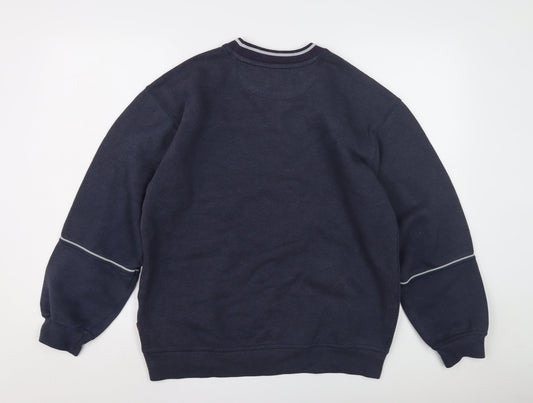 Ellesse Men's Blue Pullover Sweatshirt, Medium