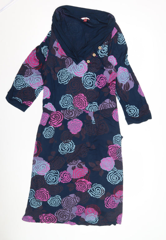 Joe Browns Women's Multicoloured Floral Dress 18