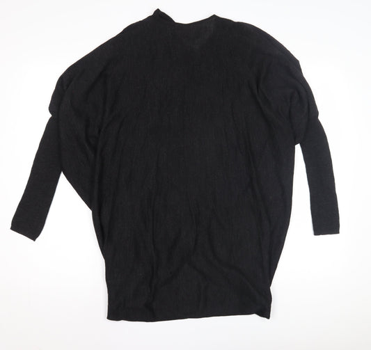 AllSaints Women's Cowl Neck Black Jumper XS