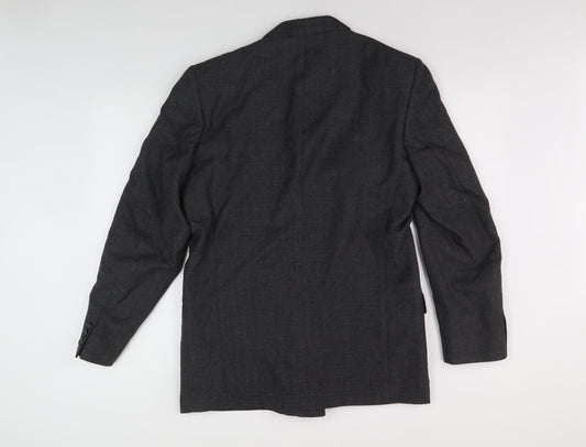 Pierre Cardin Men's Black Blazer Size 38