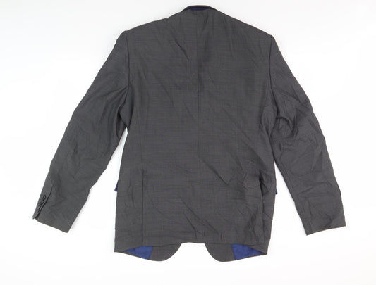 Marks & Spencer Grey Men's Blazer - Size 40 Long