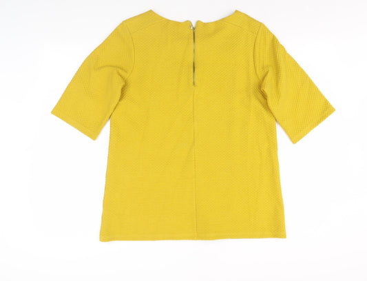 Whistles Yellow Tunic, Women's UK 12, Casual Spring Top