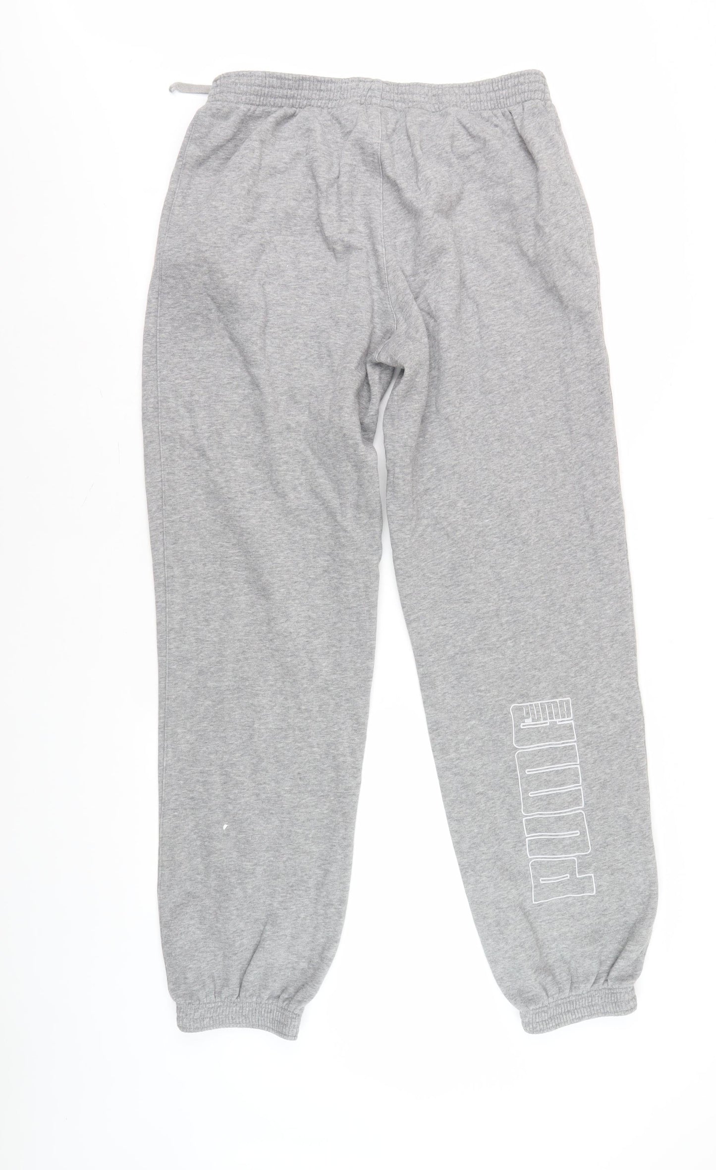Puma Men's Grey Jogger Trousers, Size L - Sportswear