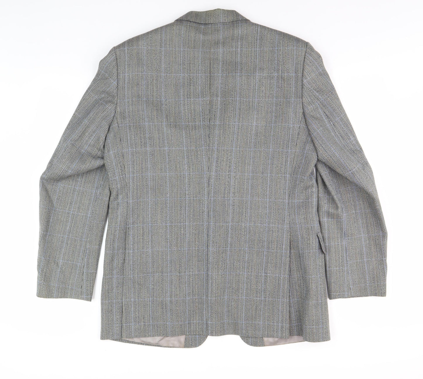 Magee Men's Grey Check Wool Blazer 40 Regular