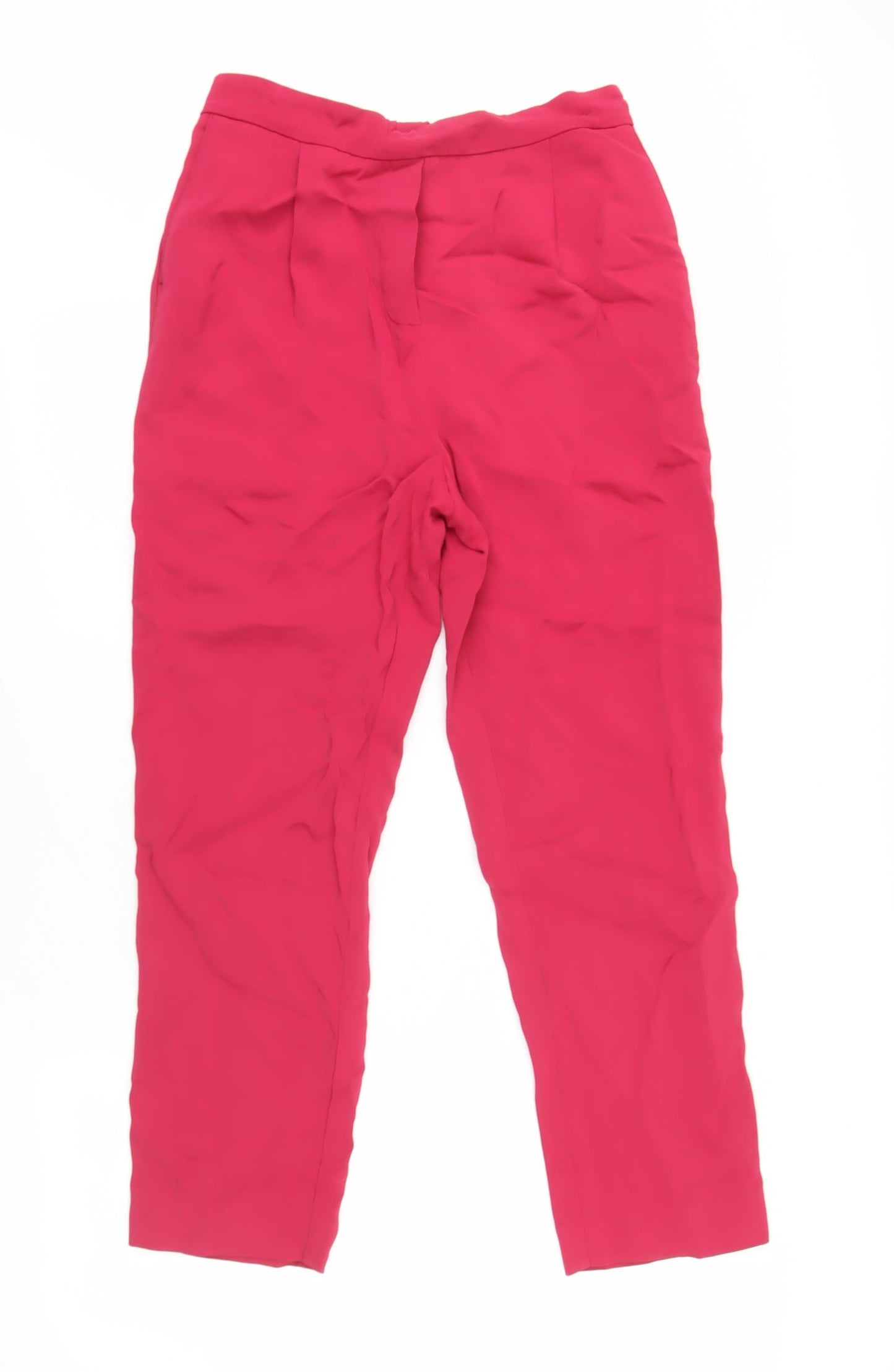 Boden Women's Red Pleated Trousers UK 10