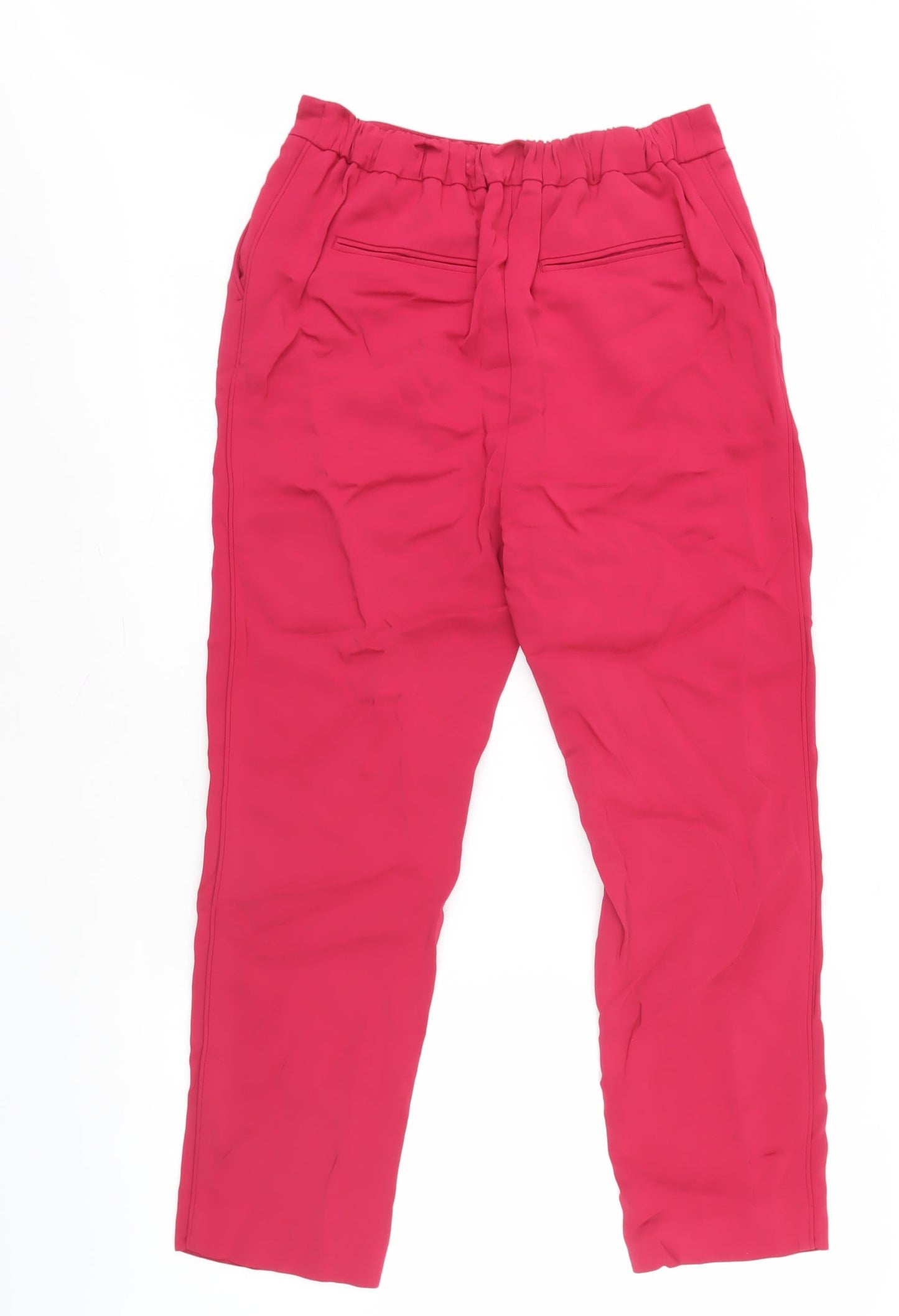 Boden Women's Red Pleated Trousers UK 10