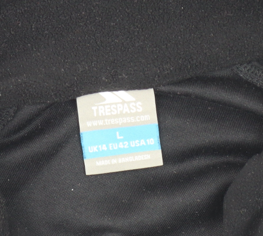 Trespass Unisex Black Fleece Pullover L