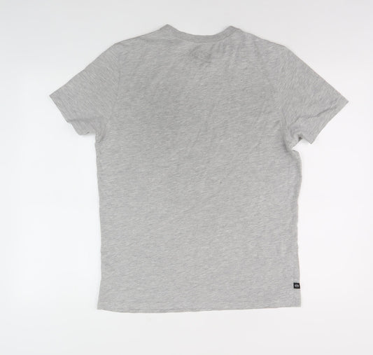 Animal Grey Men's S T-Shirt, Cotton Crew Neck