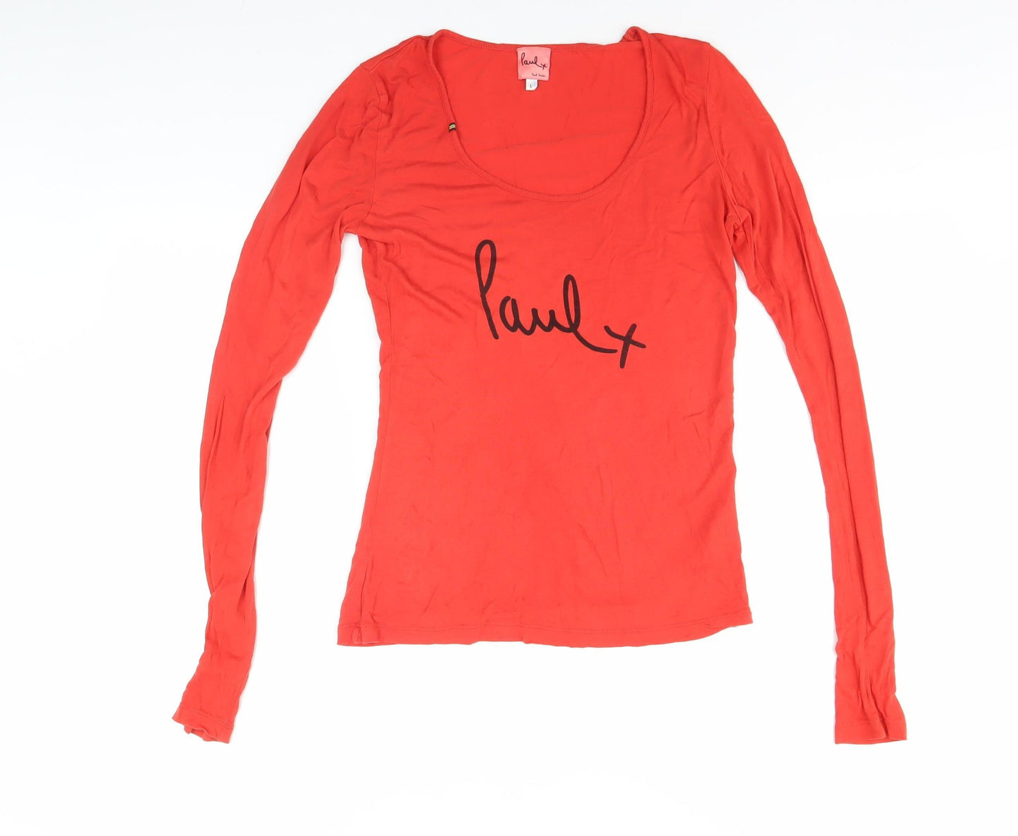 Paul Smith Women's Red Long Sleeve T-Shirt L