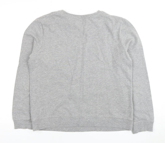 Topshop Women’s Grey Multicoloured Sweatshirt, Size 12