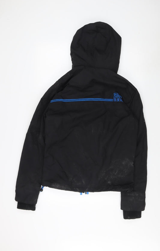 Superdry Men's Black Windbreaker Jacket S