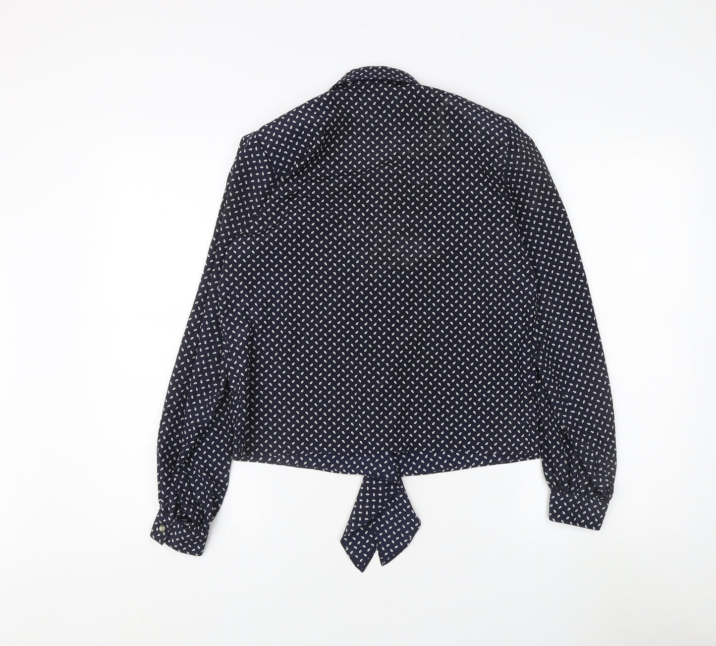 Windsmoor Women's Blue Geometric Blouse Size 8