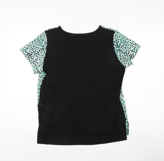 French Connection Women’s Multicoloured XS T-Shirt, Animal Print