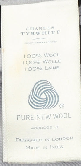 Charles Tyrwhitt Men's Black Slim Fit Blazer 40L