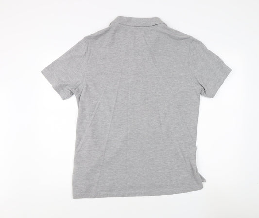 Pierre Cardin Men's Grey L Polo Shirt Short Sleeve