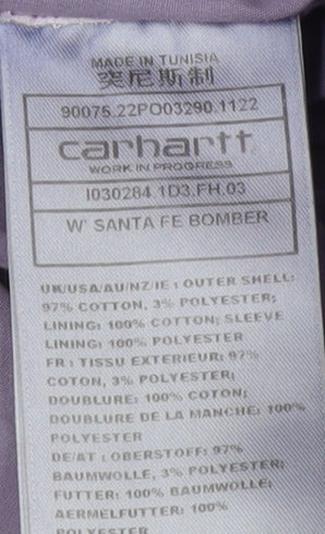 Carhartt Women's Purple Bomber Jacket, Size S
