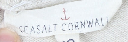 Seasalt Cornwall Women's Blue Striped Jumper Size 10