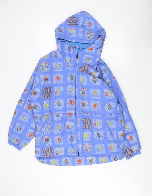 Trespass Men's Blue Geometric Puffer Jacket S