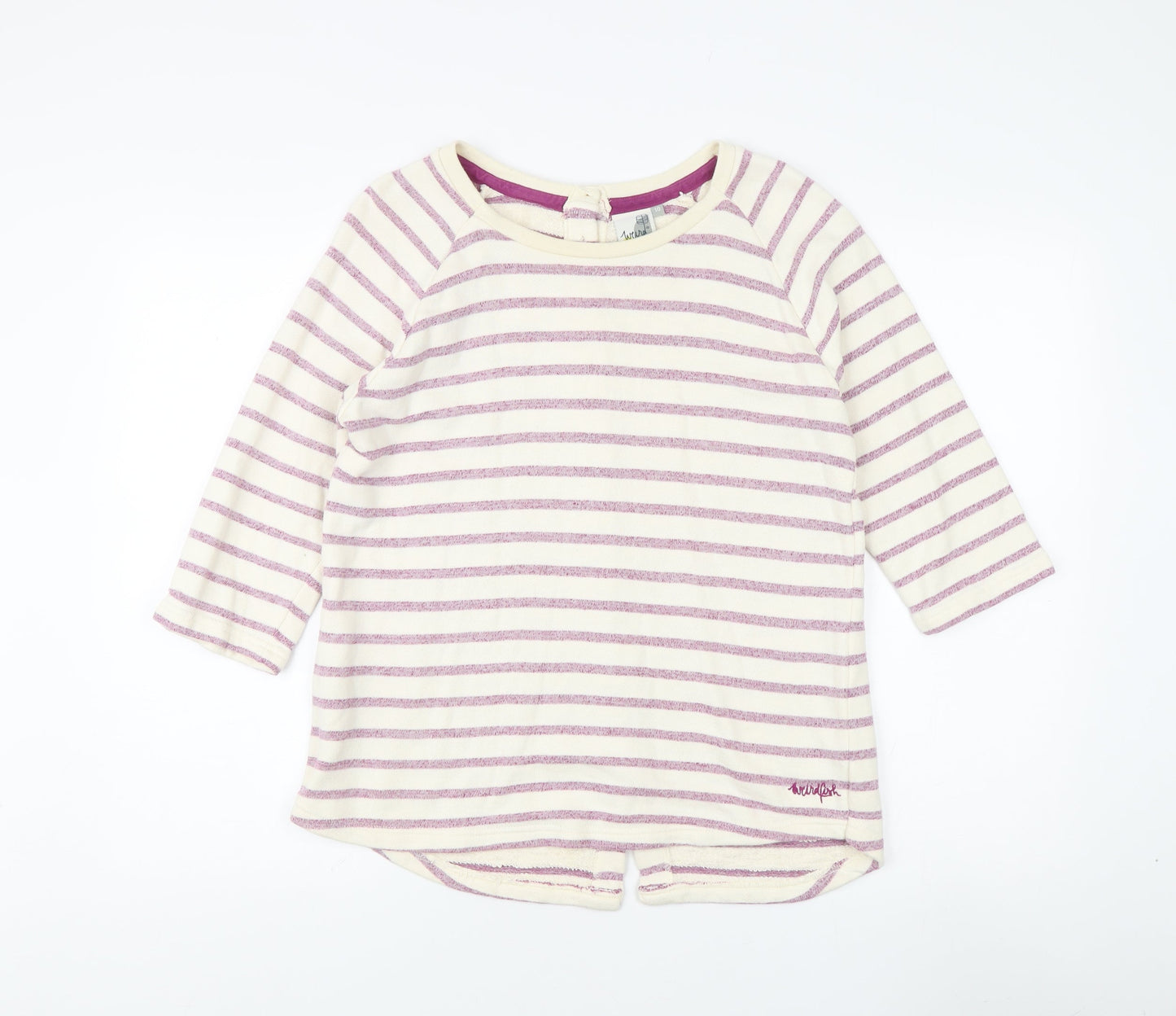 Weird Fish Women's Striped Button-Up Top Size 10
