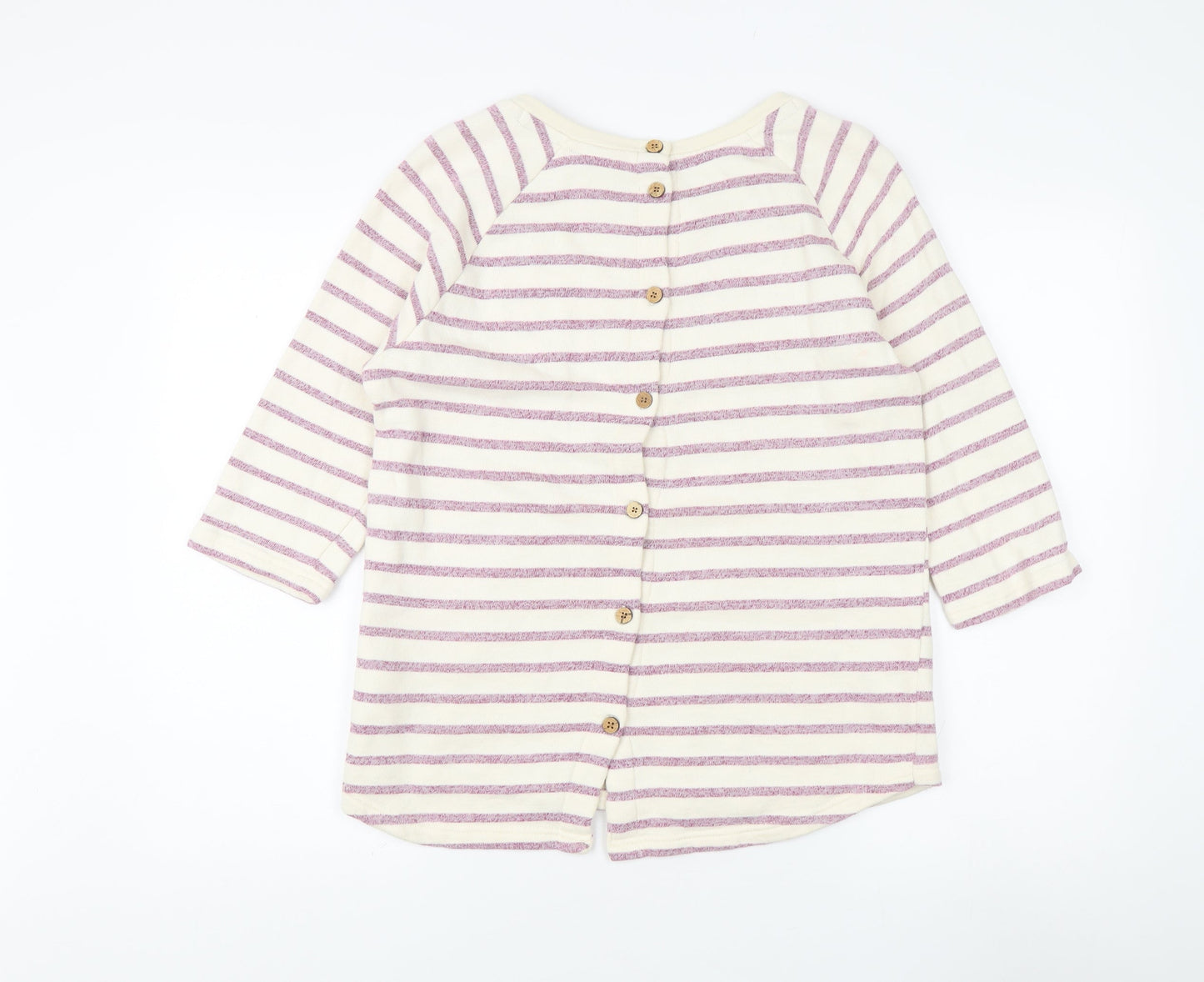 Weird Fish Women's Striped Button-Up Top Size 10