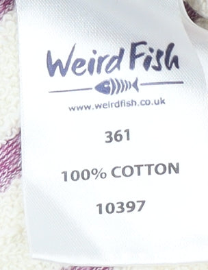 Weird Fish Women's Striped Button-Up Top Size 10