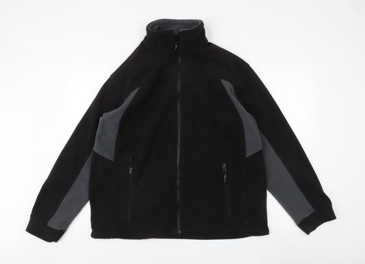 Regatta Men's Black Fleece Jacket L Casual