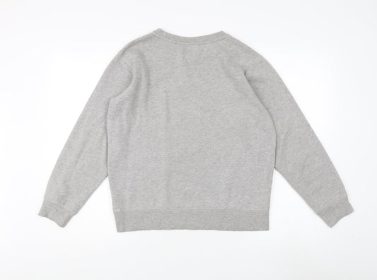 Champion Grey Large Pullover Sweatshirt for Unisex